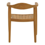 Armchair Ganny teak wood in natural shade 59x56x71cm - Слика 5
