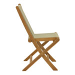 Dining set 7 pcs Banou-Pino teak wood in natural 180/240x100x75cm - Слика 4