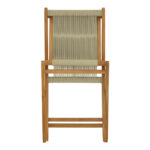 Dining set 7pcs Banou-Mady teak wood in natural shade 200x100x75cm - Слика 5