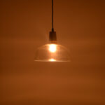 Godren ceiling lamp transparent metal-glass D24x19cm - Слика 2