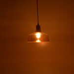 Godren ceiling lamp natural metal-glass D24x19cm - Слика 2