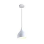 Ceiling lamp Perce white metal D17x20cm