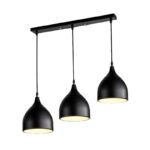 Таванска светилка Perce I црна метална 50x17x120 см