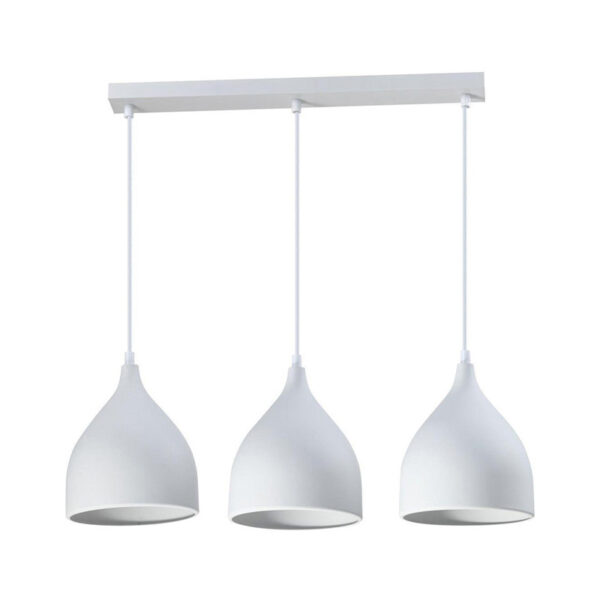 Ceiling lamp Perce I white metal 50x20cm