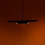 Ceiling lamp Gikline black-gold metal D60x6cm - Слика 2