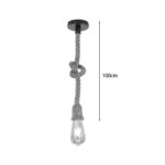 Ceiling lamp Ropily natural metal-rope D1x100cm - Слика 2