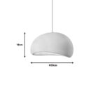 Ceiling lamp Zulcere white ps 30x18cm - Слика 2
