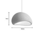 Ceiling lamp Zulcere II light gray ps D30x18cm - Слика 2