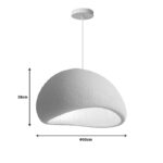 Ceiling lamp Zulcere III light gray ps 50x28cm - Слика 3