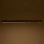Ceiling led light Rafmole white metal-wood 120x7.5cm - Слика 2