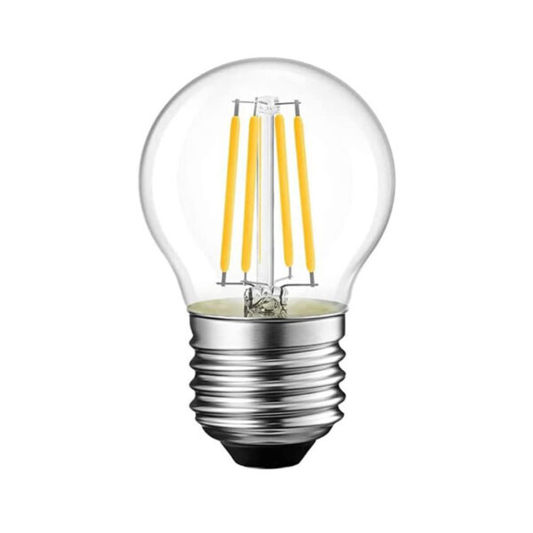 LED lamp G45 Bulb 6W 2700K E27 clear