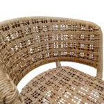 Milou chair teak wood and pe rope in natural shade 59x65x73cm - Слика 6