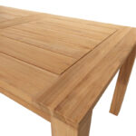 Table pablo Pakoworld teak wood in natural shade 160x90x76cm - Слика 4