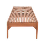 Deckchair Sunnie meranti wood in natural shade 200x65x35cm - Image 5
