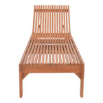 Deckchair Sunnie meranti wood in natural shade 200x65x35cm - Image 6