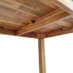Table Wooly teak wood in natural shade 220x90x75cm - Слика 5