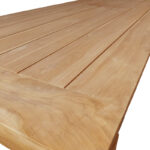 Table Pablo teak wood in natural shade 300x100x76cm - Слика 4