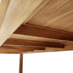 Table Pablo teak wood in natural shade 300x100x76cm - Слика 5