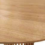 Kenda mindi wood table in natural shade D120x75cm - Слика 3