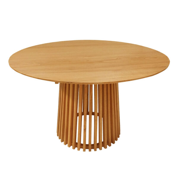 Kenda mindi wood table in natural shade D120x75cm