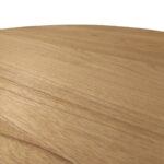 Kenda mindi wood table in natural shade D80x75cm - Image 3