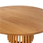 Kenda mindi wood coffee table in natural shade D80x45cm - Слика 3