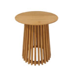 Kenda mindi wood bar table in natural shade D60x90cm