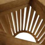 Kenda mindi wood bar table in natural shade D60x90cm - Слика 5