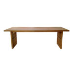Table Zibra teak wood in natural shade 220x100x75cm - Слика 3