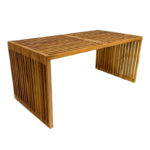 Marlin table teak wood in natural shade 100x50x45cm