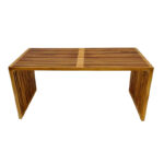 Marlin table teak wood in natural shade 100x50x45cm - Image 3