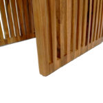 Side table Saimon teak wood in a natural shade 40x40x40cm - Слика 5