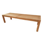 Dining set 9pcs Elaiza-Pablo teak wood in natural-beige shade 240x100x76cm - Слика 5