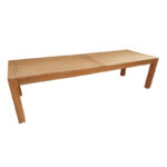 Dining table Inca-Pablo set of 7 pieces in natural-beige shade 240x100x76cm - Слика 5