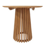 Granny-Kenda dining set 5pcs in natural-beige shade Φ80x75cm - Слика 6