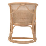 Querke armchair natural color rattan-beige cushion 57x64x76cm - Image 5