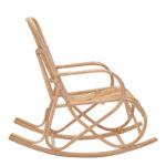 Rocking chair Cormeny natural color rattan 108x71x103cm - Image 3