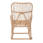 Rocking chair Cormeny natural color rattan 108x71x103cm - Image 5