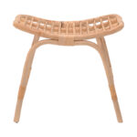 Vrebor stool rattan in natural color 53x41x46cm - Image 3