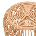 Rajesty stool rattan in natural color D60x46cm - Image 3
