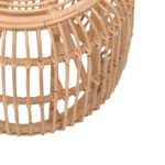 Rajesty stool rattan in natural color D60x46cm - Image 4