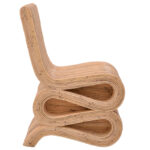 Favorsy armchair rattan in natural color 65x52x90cm - Image 3