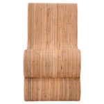 Favorsy armchair rattan in natural color 65x52x90cm - Image 4