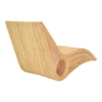 Kyrilete armchair-lounger rattan in natural shade 67x150x90cm - Слика 2