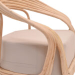 Set of 3 pieces Radictive-Siderty rattan in natural color - Image 5