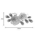 Wall decoration Barney Inart metal in gold-white shade 85.5x39x5.5cm - Image 2