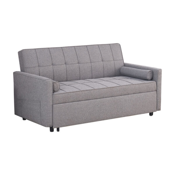 Sofa-bed Jursy gray fabric 170x91x90cm