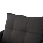 Armchair-bed Barzene anthracite fabric 96x83x75cm - Слика 4