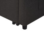 Armchair-bed Barzene anthracite fabric 96x83x75cm - Слика 6