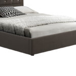 Double bed with storage space Majore anthracite fabric 160x200cm - Слика 6